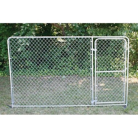 STEPHENS PIPE & STEEL Silver Gate Panel, Double, Steel, Galvanized DKS21006